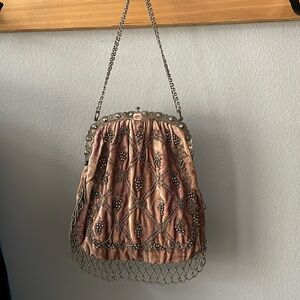 Vintages velvet purse